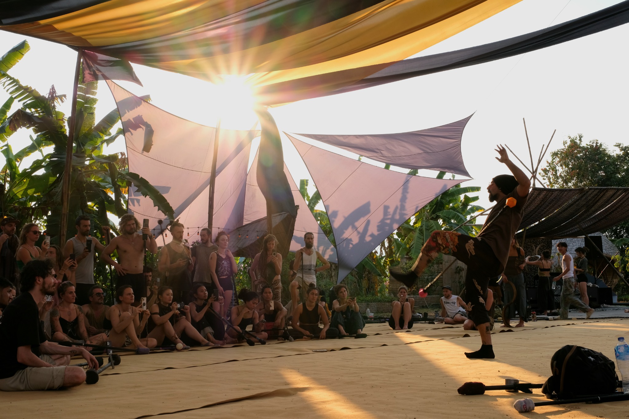 Nema performing - Sacred Sticks